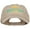 Khaki, variant on Mardi Gras King with Crown Symbol Embroidered Cotton Cap - Navy OSFM