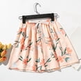 thumbnail image 2 of Tnhcen Women's Cotton Pajama Shorts Loose Fit Elastic Waist Floral Print Summer Sleepwear Nightwear Casual Homewear Free Size Breathable Cotton, 2 of 5