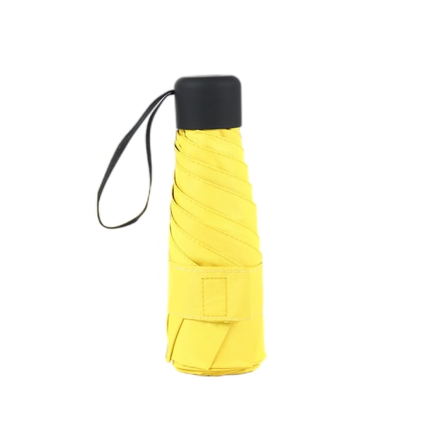 Paraguas pequeño, paraguas de bolsillo plegable anti-ultravioleta, paraguas de protección solar de doble uso para lluvia soleada