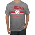 thumbnail image 1 of Wild Bobby City of Chicago Baseball Fantasy Fan Sports Men's T-Shirt, Heather Grey, Large, 1 of 6