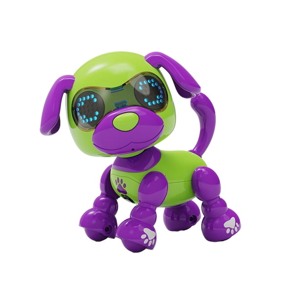 A Interactive Robot Dog Toy Electronic Pet Touch Sensor Voice Recording Lights Kids Early Learning Play