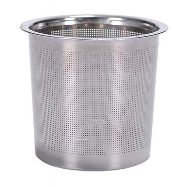 Infusor de tetera reutilizable multiusos para hotel, colador de té de malla de acero inoxidable Diámetro exterior de 8.5 cm