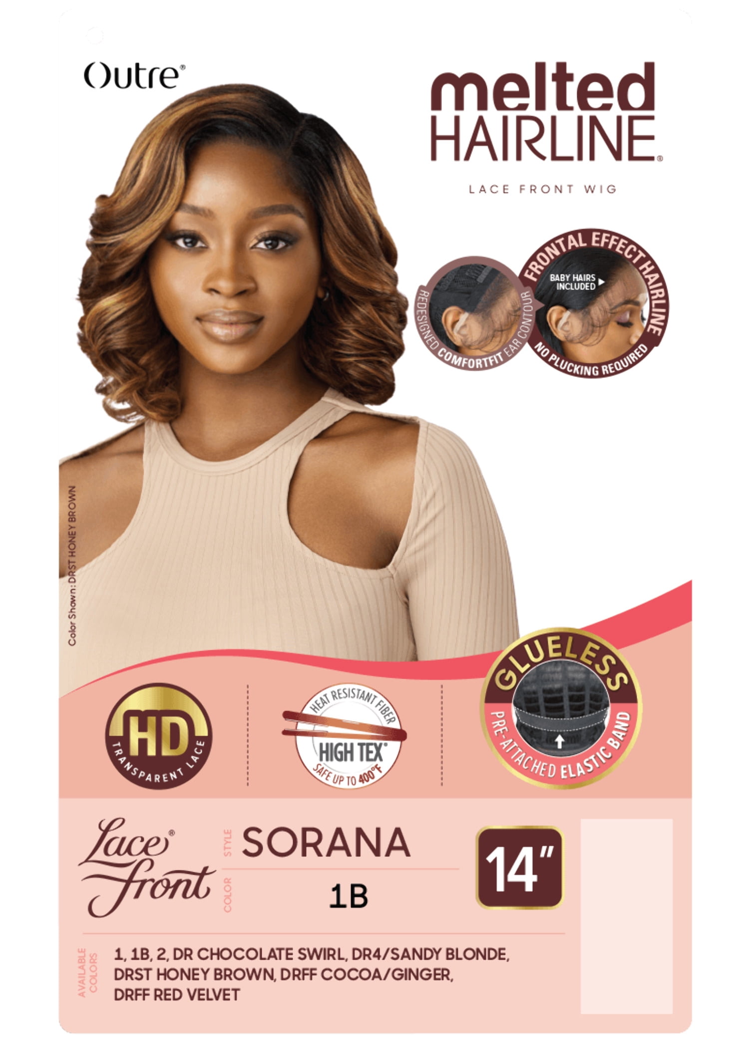 Outre Lace Front Wig - Melted Hairline - Sorana