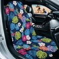thumbnail image 3 of Xixirimido Tropical Palm Leaf Hibiscus Car Seat Towel Covers Car Accessories Athletic Running Towel Post Workout Sweatproof Washable Bucket Seat Cover Non Slip for Outdoor Sport, 2Pack, 3 of 8
