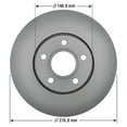 thumbnail image 5 of Premium Front Brake Rotor for 2013-2018 Ford C-Max 2012-2018 Focus Goodyear, 5 of 5