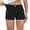 Black-A1, variant on Lodgix Women's Stretchy Jean Shorts Mid Waisted Twill Shorts Stretch Junior Booty Denim Shorts with Pockets Club Night Black-M