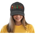 thumbnail image 2 of Baseball Cap for Women Men Embroidery Adjustable Washed Distressed Trucker Hat, 2 of 5