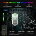thumbnail image 4 of ZIYOULANG Ultralight Wired Gaming Mouse, Lightweight Honeycomb Shell, 4 RGB Breathing Backlit Mice, 6 Adjustable DPI 6400, USB Optical Computer Mice for Gamer / Office, 4 of 8