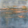 thumbnail image 2 of Borges, Victoria 26x26 Black Ornate Wood Framed with Double Matting Museum Art Print Titled - Copper Emulsion II, 2 of 4