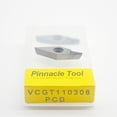 thumbnail image 1 of 2PCS VCMT1604/1103 PCD/CBN Tipped Turning Insert CNC Lathe Cutter, 1 of 6