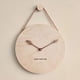 thumbnail image 3 of Reloj de pared de cuerda colgante de madera, estilo nórdico japonés, reloj creativo simple, reloj de pared decorativo para sala de estar y hogar, 3 of 6