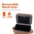 thumbnail image 3 of Ozark Trail Tan 6-Can Soft-Sided Cooler with Removable Hard Liner, 3 of 10
