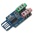 thumbnail image 2 of Driveless USB Sound Card Computer External Sound Card Module Laptop Sound Card CM108 USB Sound Card Chip,1 * Module, 2 of 6