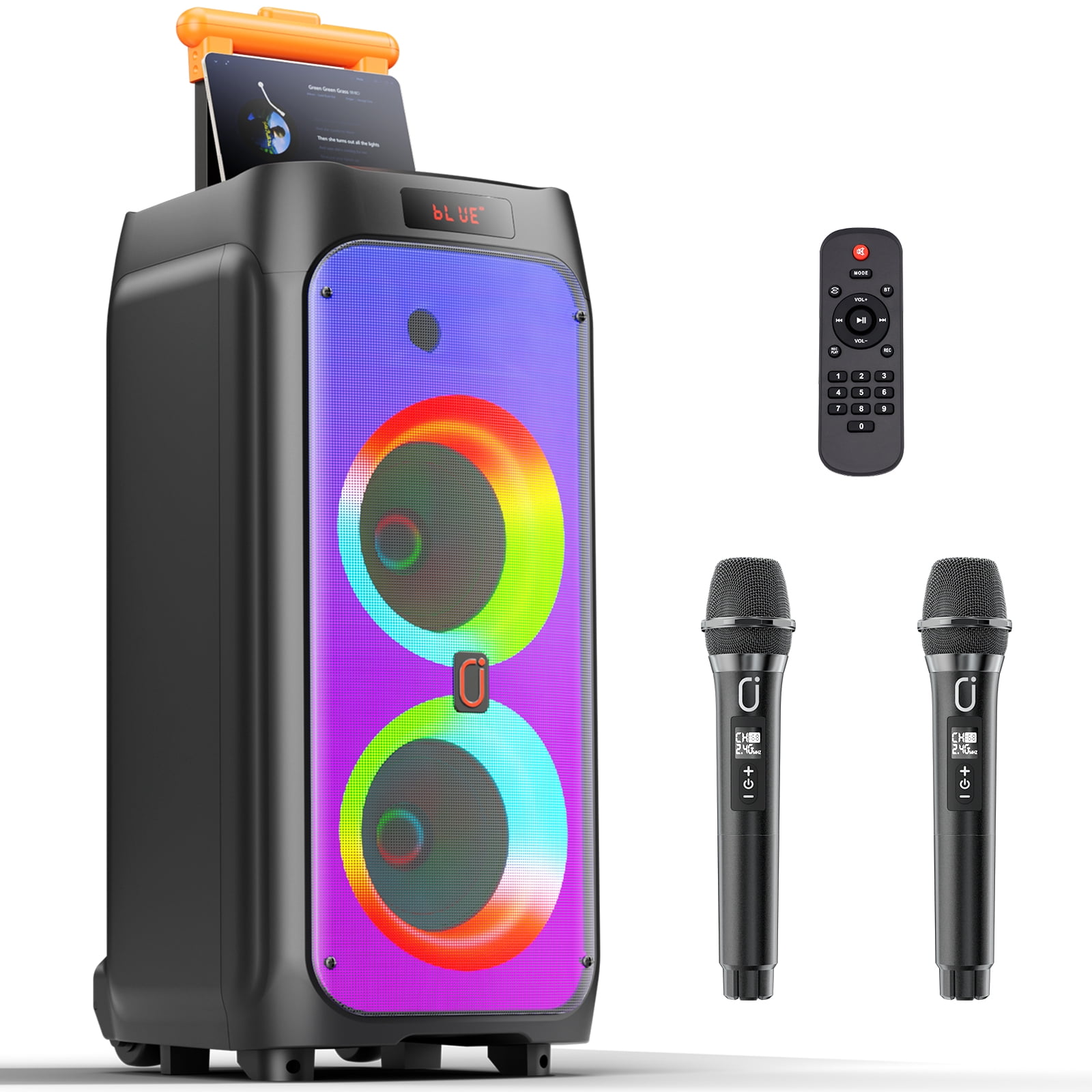 JYX Bluetooth Speaker, Party Speaker with Beat-Driven Light, Large