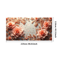 thumbnail image 3 of Elegant Floral Backdrop Banner for Wedding Events and Photographic Props Exquisite Decorations Background Stunning Party Supplies Beautiful Backdrops, 3 of 4