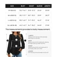 thumbnail image 6 of Long Sleeve Eyelet Tops for Womens Crew Neck Fall Shirts Casual Loose Blouses 2024 Trendy Clothes, 6 of 7