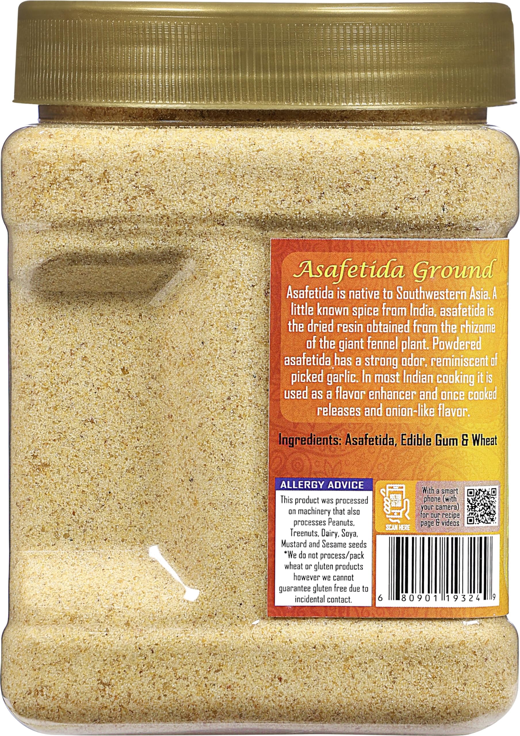 Rani Asafetida (Hing) Ground 21oz (600g) ~ All Natural | Salt Free | Vegan | NON-GMO | Kosher | Asafoetida Indian Spice | Best for Onion Garlic Substitute