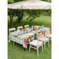 thumbnail image 4 of Outdoor Tablecloth with Umbrella Hole for Patio/Picnic/Party/Camping, Spring Flowers Waterproof Table Cloth Rectangle Table Cover Washable, Seasonal Botanical Garden Florals Plaid (60"x 84"), 4 of 8