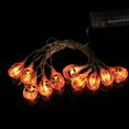 thumbnail image 2 of One Piece Halloween Decoration, 20 LED Orange Pumpkin Halloween String Ring Outdoor String Lights for Halloween Decorations, 2 of 4