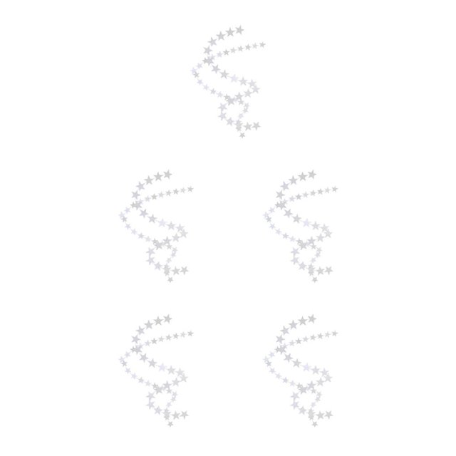 Matsuzay 1 Juego de decoraciones para fiestas, interesantes, exquisitas, pequeñas estrellas colgantes pequeñas para interiores, accesorios de estrellas Type2 NO2 Matsuzay CBP375963