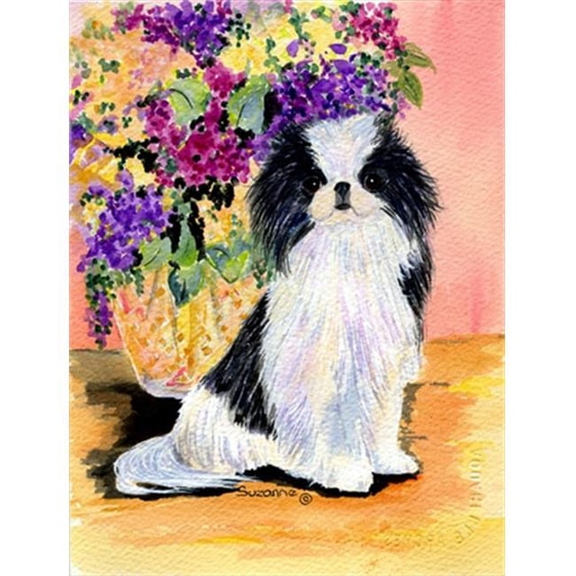 Japanese Chin Flag - Garden Size, 11 x 15 in.