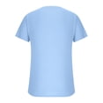 thumbnail image 7 of Bxsruta Men's Waffle Knit Short Sleeve Crew Neck Loose Fit Pullover T Shirt Comfy Polyester Daily Tops, 7 of 7