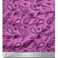 thumbnail image 1 of Soimoi Rayon Fabric Floral & Paisley Print Sewing Fabric Yard 56 Inch Wide, 1 of 1