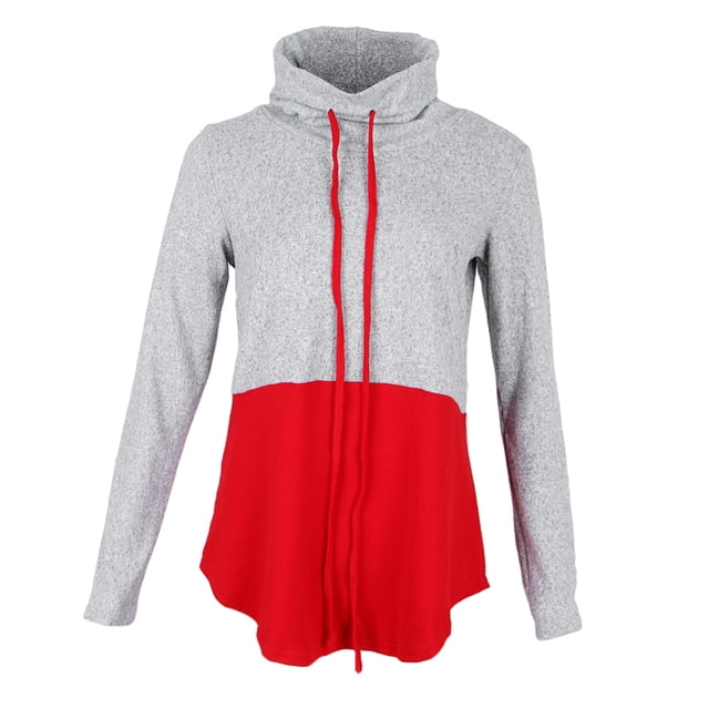 Tops de Bloque de color Sunnimix para mujer S Rojo XXL