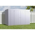thumbnail image 3 of Arrow Elite 10 x 4 x 6 ft Galvalume Steel Storage Shed, 3 of 17