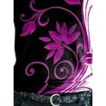 thumbnail image 4 of FASHIONWT Women Tropical Printed Sleeveless Cage Hollow Summer Tank Tops, 4 of 4