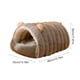 thumbnail image 3 of Cama ortopédica para perros y gatos | Funda lavable extraíble, mullido ultra suave, diseño de calor invernal, alfombra nido de doble uso | Verde o gris, tela duradera, villa acogedora para dormir,, 3 of 6