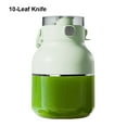 thumbnail image 2 of ZheElen Durable Fruit Juicer Machine Easy To Electric Blender Fast Portable Blender green 10-blade knife, 2 of 6