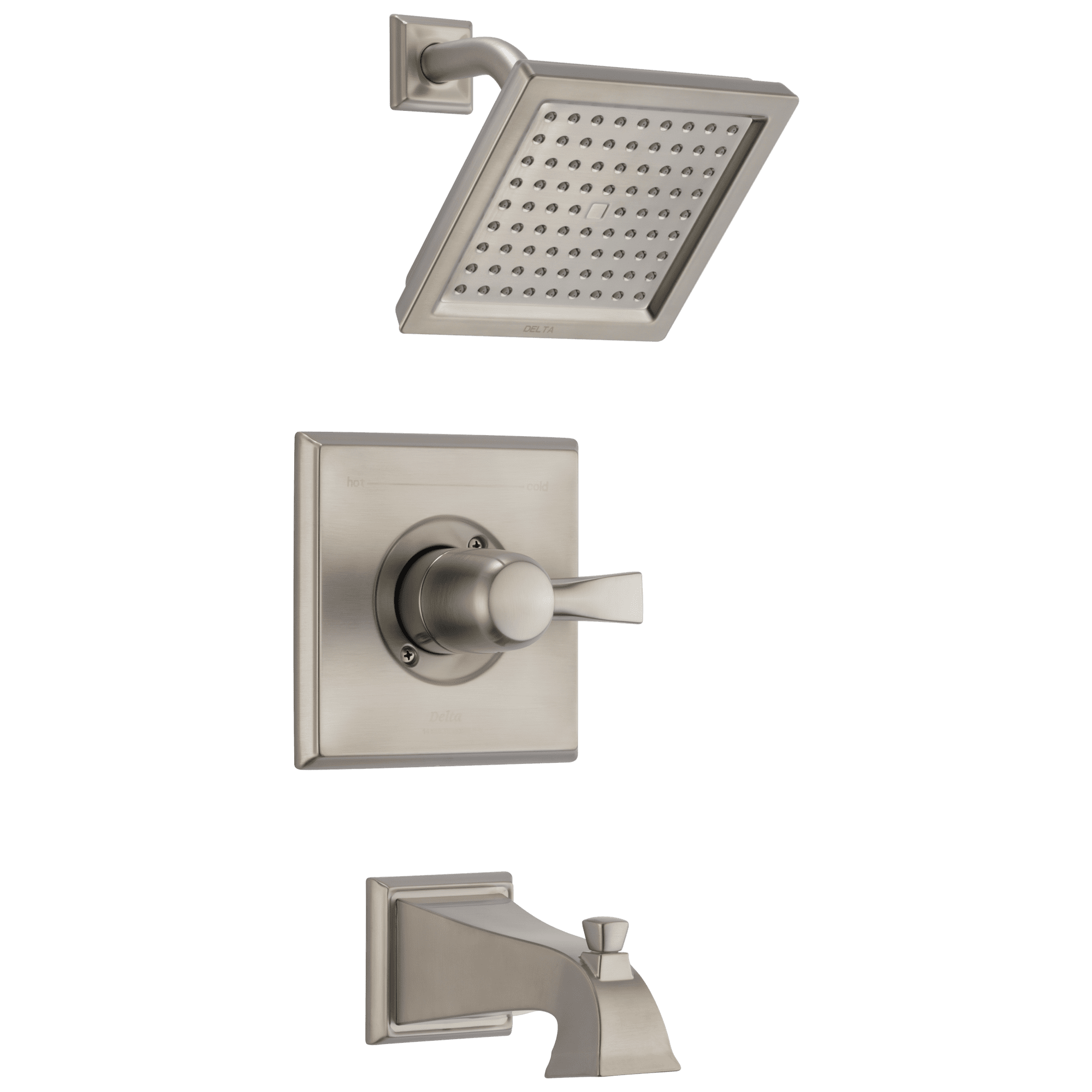 Delta Dryden MonitorÂ® 14 Series Tub & Shower Trim in Spotshield