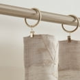 thumbnail image 5 of My Texas House 1.7" Gold Matte Metal Curtain Clip Rings (7 Pack), 5 of 8