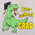 thumbnail image 4 of Inktastic Green Dinosaur Pre-School Grad with Cap and Diploma Tote Bag, 4 of 4