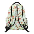 thumbnail image 2 of FUIALDOLG Cute Cartoon Mushroom 17 Inch Breathable Casual Daypack for Middle School Elementary School, Multiple Pockets Polyester Adjustable Straps Backpack for School Travel, 2 of 10