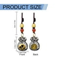 thumbnail image 3 of Hanging Wall Decor,Chinese Zodiac Wealth Bag Pendant Charm For Daily Fortune Rotating God Of Wealth Bag Luck And Keychain For Good Fortune, 3 of 9