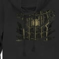thumbnail image 2 of Junior's Marvel Spider-Man: No Way Home Ripped Black Suit  Cowl Neck Sweatshirt Black 2X Large, 2 of 4