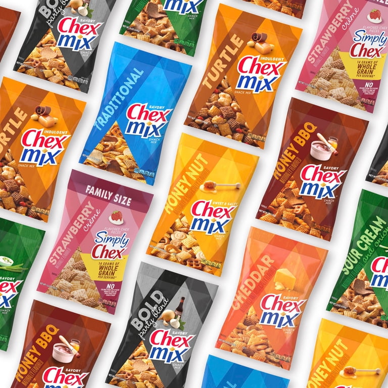 Chex Mix Indulgent Snack Mix with Chocolate Pieces and Pretzels