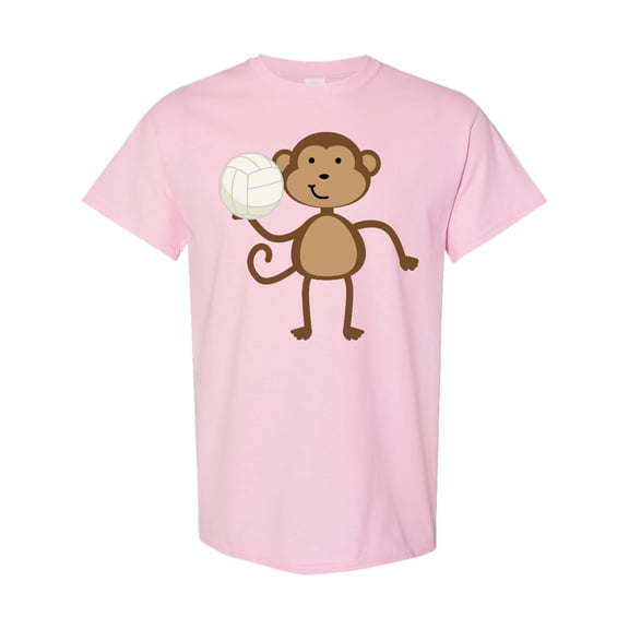 Inktastic Volleyball Monkey Boy T-Shirt