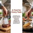 thumbnail image 4 of Unique Bargains Heat-Resistant Dishwasher Safe Kitchen Spatula Set Silver-A 5Pcs, 4 of 5