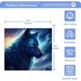 thumbnail image 4 of Coolnut 6PCS Wolf Towels Cotton Washcloths Set,Quick Drying & Absorbent Soft Bathroom Hand Towel Lightweight & Portable Fingertip Towel Decor Gift, 4 of 7