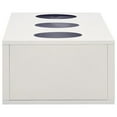 thumbnail image 3 of vidaXL Sliding Door Cabinet with Planter Box Light Grey Steel, 3 of 5