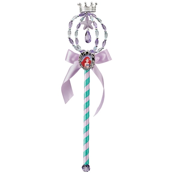 Child's Girls Disney Princess Ariel The Little Mermaid Wand Costume Accessory
