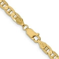 thumbnail image 3 of Primal Gold 10 Karat Yellow Gold 4.5mm Concave Anchor Chain, 3 of 4