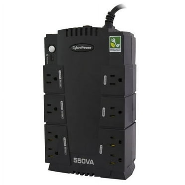 CyberPower CP550SLG Standby UPS Systems - 550VA/330W, 120 VAC, NEMA 5-15P, Compact, 8 Outlets,  890 Joules Surge Energy Rating PowerPanel