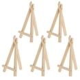 thumbnail image 1 of 5 Pieces Mini Easel Wood Tripod Display Photo Wedding Party Decoration as described, 1 of 8