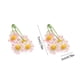 thumbnail image 3 of pstuiky 10 mini margaritas artificiales pequeñas flores de margarita flores de primavera falsas flores decorativas de imitación con tallos variedad para decoración del hogar., 3 of 6
