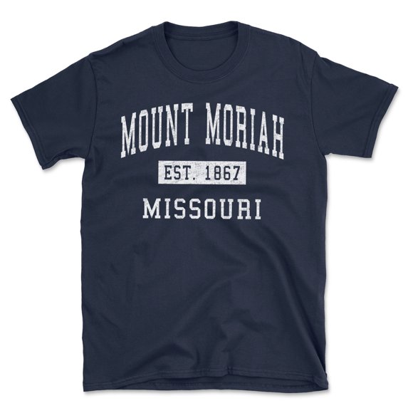 Mount Moriah Missouri Classic Established Men's Cotton T-Shirt
