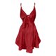 thumbnail image 4 of 2025 Vestido de verano liso con lazo en la espalda para mujer: sin mangas, tirantes finos, mini vestido con volantes y cintura alta, 4 of 5